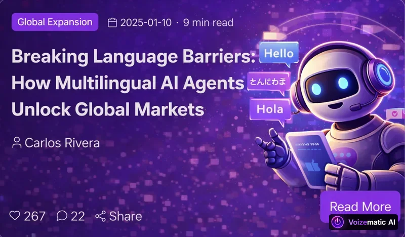 Multilingual AI Phone Agents: How Outbound AI Voice Agents Unlock International Markets
