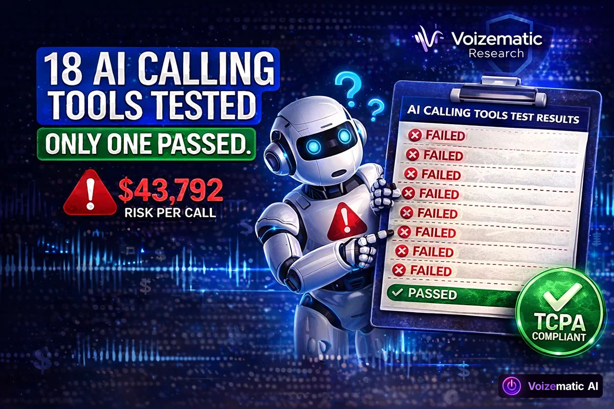 We Reviewed AI Calling Platforms for TCPA Compliance. Only One Passed.